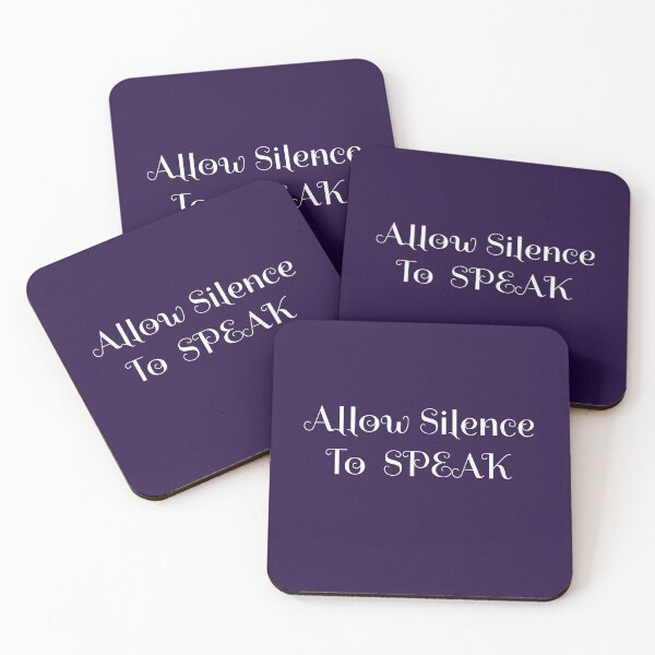 Item preview, Allow Silence To Speak w designed and sold by KATKattalestv.