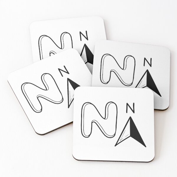 Item preview, An Illustrations of North beside a letter N designed and sold by rasagamastore.