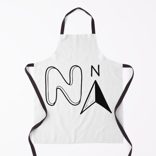 Item preview, An Illustrations of North beside a letter N designed and sold by rasagamastore.