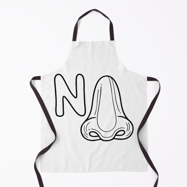 Item preview, An Illustrations of Nose beside a letter N designed and sold by rasagamastore.