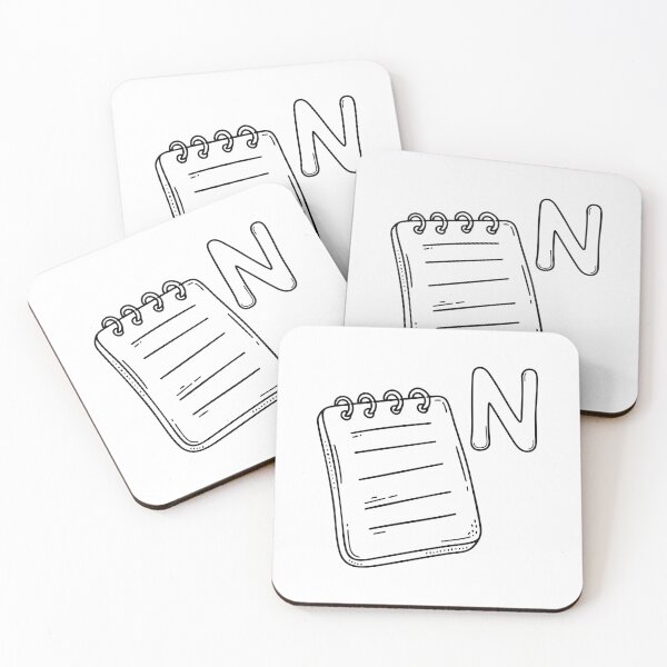 Item preview, An Illustrations of Note beside a letter N designed and sold by rasagamastore.