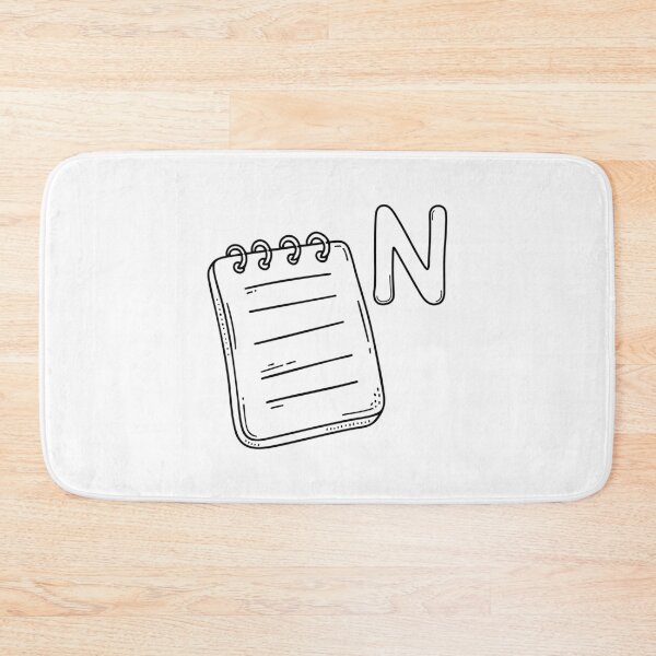 Item preview, An Illustrations of Note beside a letter N designed and sold by rasagamastore.