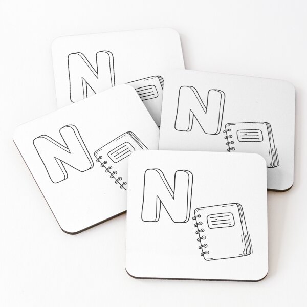 Item preview, An Illustrations of Notebook beside a letter N designed and sold by rasagamastore.