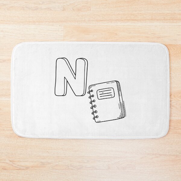 Item preview, An Illustrations of Notebook beside a letter N designed and sold by rasagamastore.