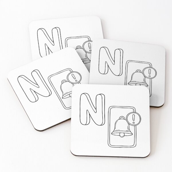 Item preview, An Illustrations of Notification beside a letter N designed and sold by rasagamastore.