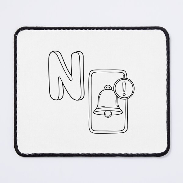 Item preview, An Illustrations of Notification beside a letter N designed and sold by rasagamastore.