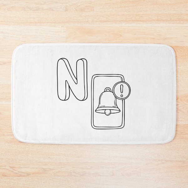 Item preview, An Illustrations of Notification beside a letter N designed and sold by rasagamastore.