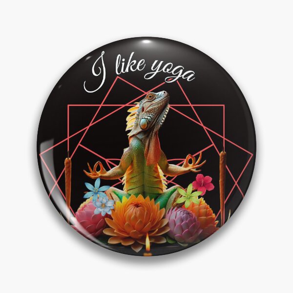 Item preview, Funny iguana, kundalini yoga. designed and sold by amazouz1.
