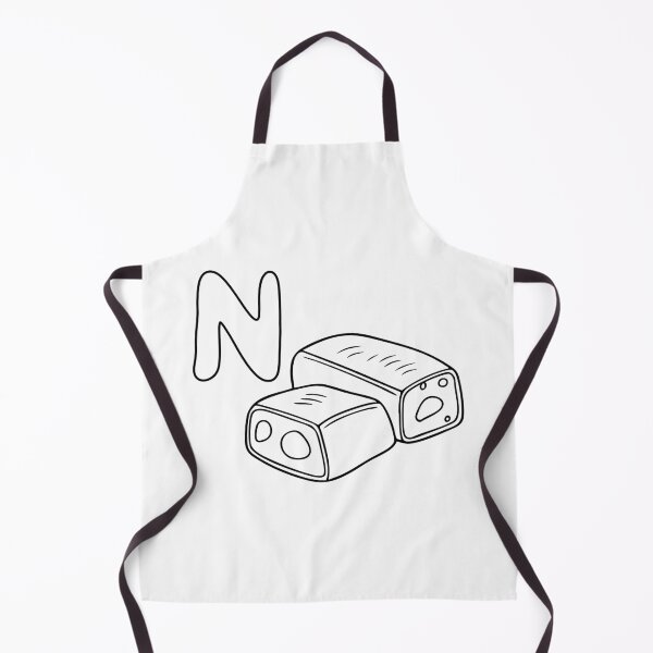 Item preview, An Illustrations of Nougat beside a letter N designed and sold by rasagamastore.