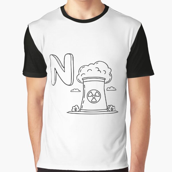 Artikel-Vorschau von Eine Illustration von Nuclear neben einem Buchstaben N, designt und verkauft von rasagamastore.