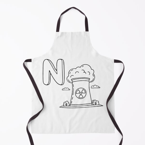 Item preview, An Illustrations of Nuclear beside a letter N designed and sold by rasagamastore.
