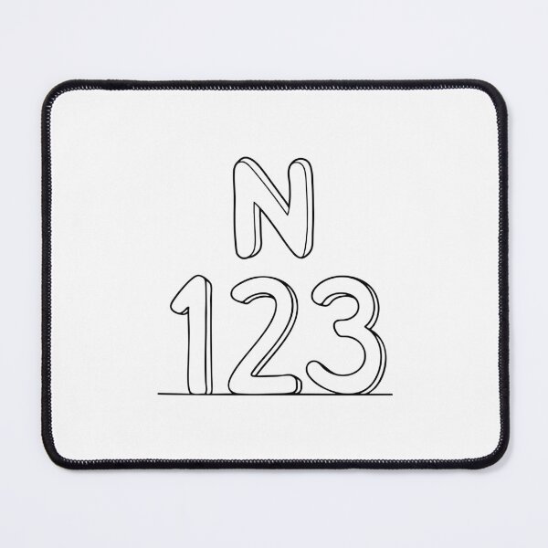 Item preview, An Illustrations of Number beside a letter N designed and sold by rasagamastore.