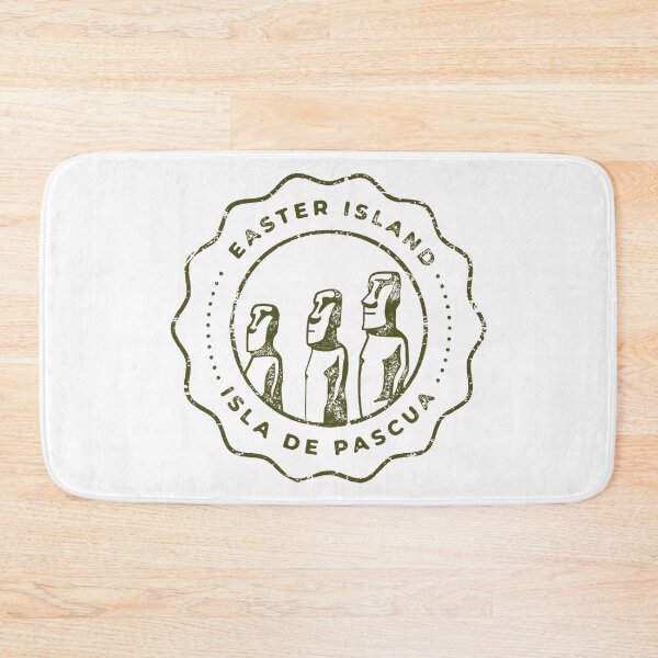 Item preview, Vintage Textured Easter Island Stamp designed and sold by NOMADIC ART.