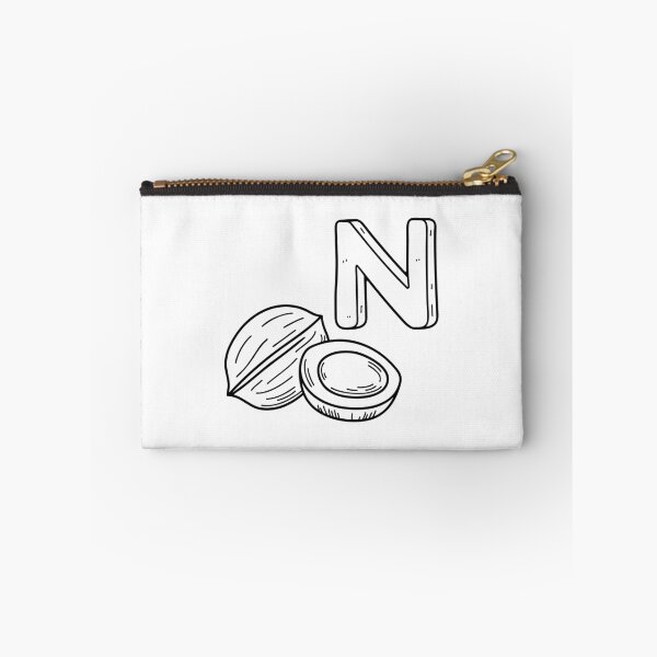 Item preview, An Illustrations of Nut beside a letter N designed and sold by rasagamastore.