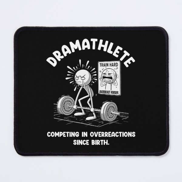 Item preview, Funny Overreacting Gym Humor | Fitness Parody Design designed and sold by Cree8if.