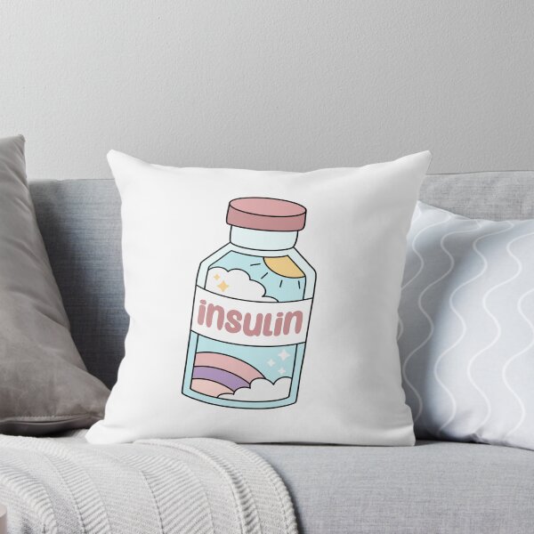 Item preview, Cute and Colorful Insulin Vial - Type 1 Diabetes Awareness designed and sold by Ink & Insulin Creative Studio.