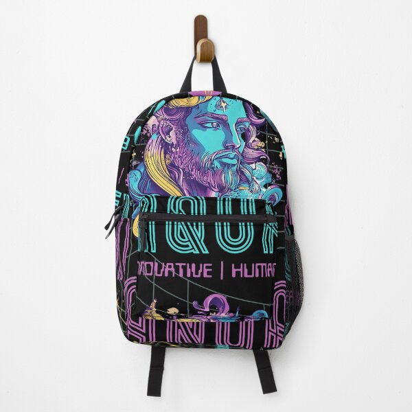 Item preview, Aquarius Neon Cyberpunk Zodiac | Futuristic Horoscope Design designed and sold by TuncGK.