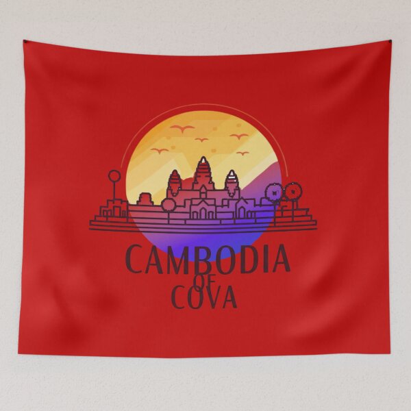 Item preview, Cambodian Pride T-Shirt Cambodia Flag Vintage Tee. designed and sold by TrebdoraCrafts.