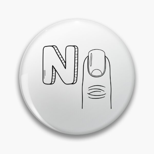 Item preview, An Illustrations of Hand nail beside a letter N designed and sold by rasagamastore.