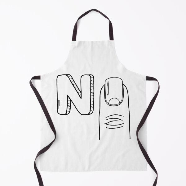 Item preview, An Illustrations of Hand nail beside a letter N designed and sold by rasagamastore.