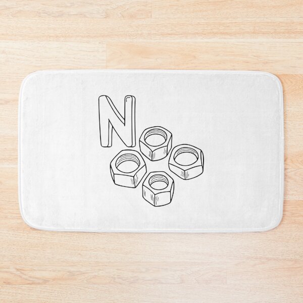 Item preview, An Illustrations of Nut metal beside a letter N designed and sold by rasagamastore.