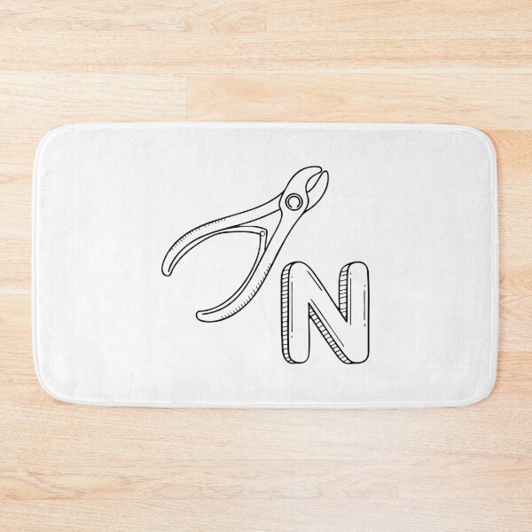 Item preview, An Illustrations of Nipper beside a letter N designed and sold by rasagamastore.