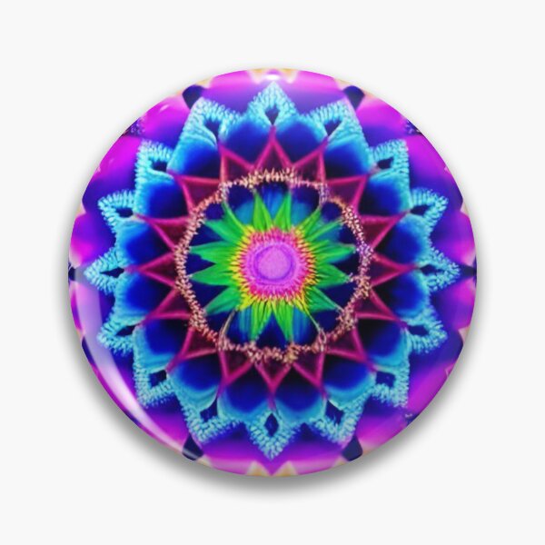 Item preview, Rainbow Mandala On Black designed and sold by Daemolitia Designs.