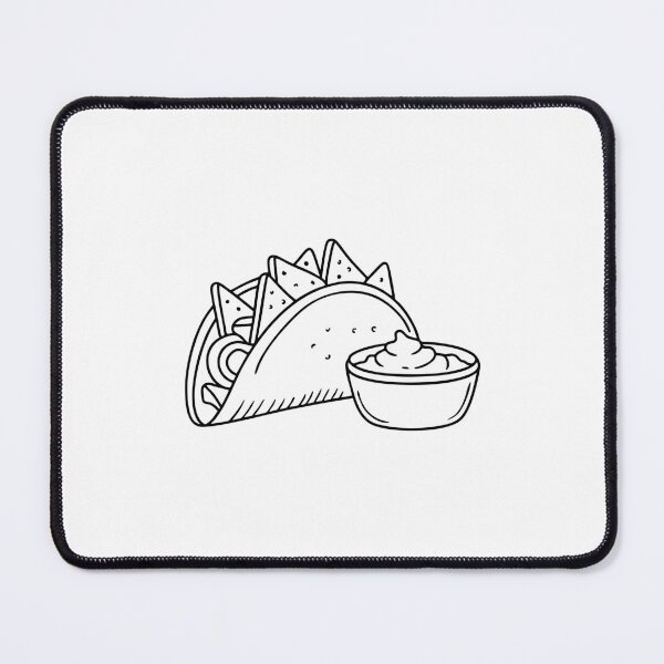 Item preview, Nachos placed inside a taco shell with salsa designed and sold by rasagamastore.