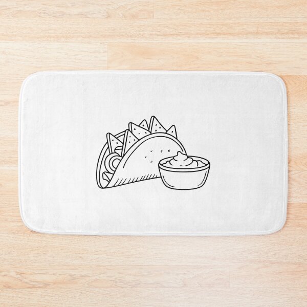 Item preview, Nachos placed inside a taco shell with salsa designed and sold by rasagamastore.