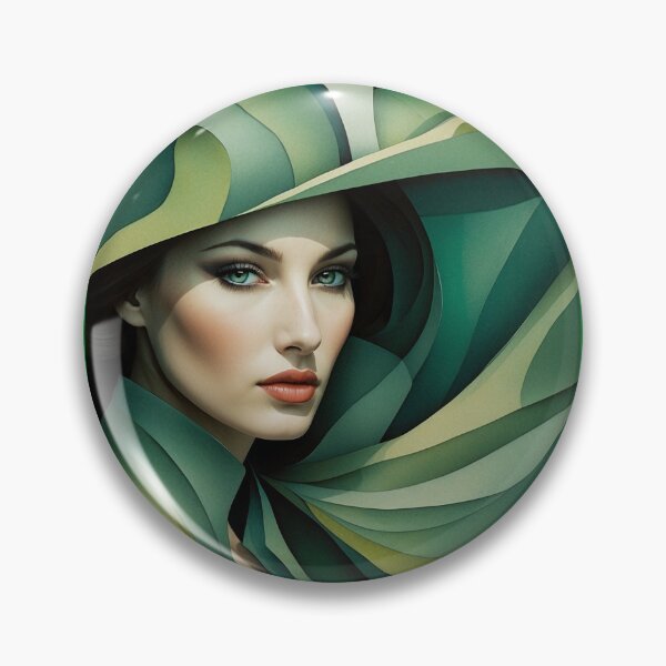 Item preview, Verdigris Fantasy: Stylized Portrait designed and sold by KilianSzmid.