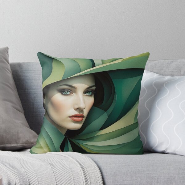 Item preview, Verdigris Fantasy: Stylized Portrait designed and sold by KilianSzmid.