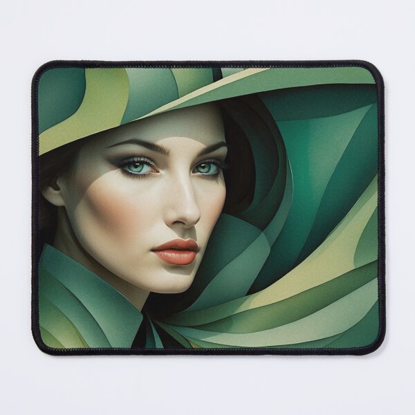Item preview, Verdigris Fantasy: Stylized Portrait designed and sold by KilianSzmid.