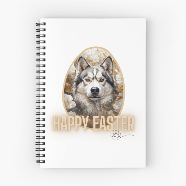 Item preview, Happy Easter | Husky | Dog designed and sold by GrifonJ.
