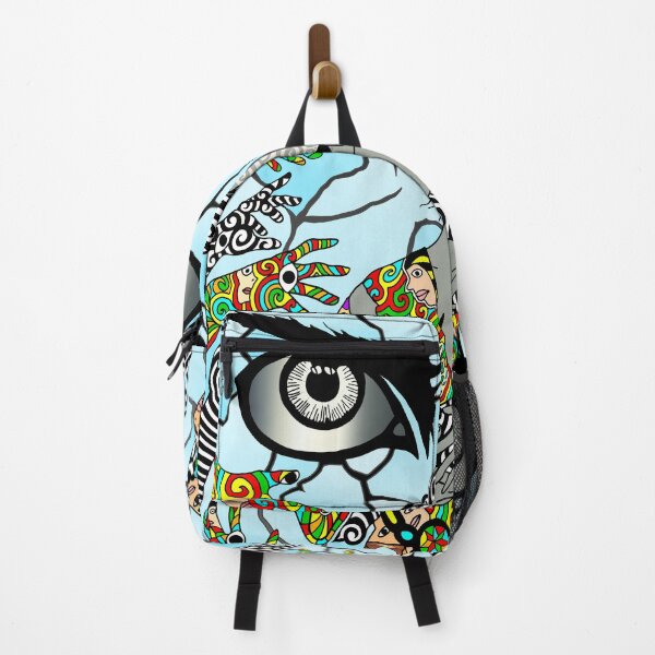 Item preview, Broken Smile – Surreal Psychedelic Art Depicting Struggle, Hope, and Feminine Strength designed and sold by DrawHandArt.