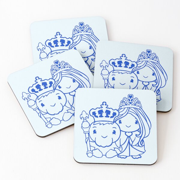 Item preview, 2 Ducks King Queen Prince Princess Couple Crown designed and sold by shirt-o-mat.