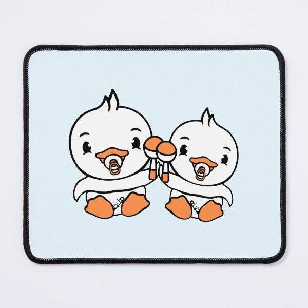 Item preview, 2 Ducks Babies Baby Children Pacifier Diaper Team designed and sold by shirt-o-mat.