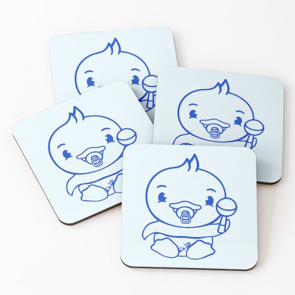 Item preview, Duck Baby Child Rattle Diaper Cute Pacifier Sweet designed and sold by shirt-o-mat.