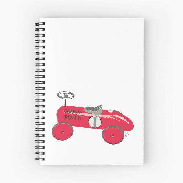 Aperçu de l'œuvre Voiture à pousser Schylling Metal Speedster créée et vendue par WordyDreams.