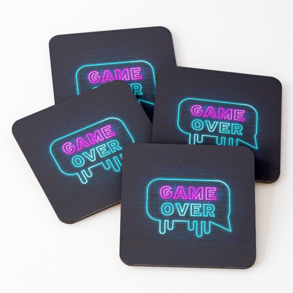 Item preview, Game Over Neon Sign - Retro Gaming Art designed and sold by ApGraphicDesigns.