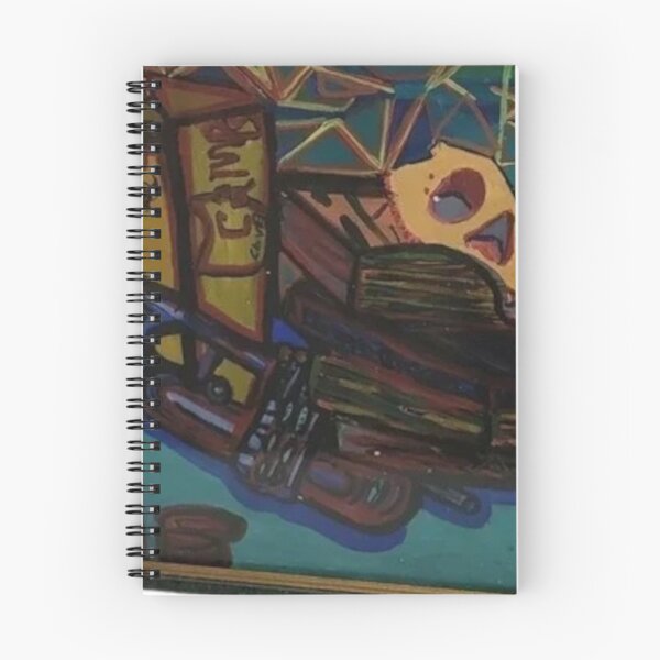 Item preview, Mystic Knowledge Skull Books & Boxes, Yellow Line Art designed and sold by LuxuryApparels.