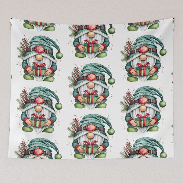 Item preview, Adorable Christmas Gnome – Cute & Festive Holiday Art designed and sold by SellingWSarah17.
