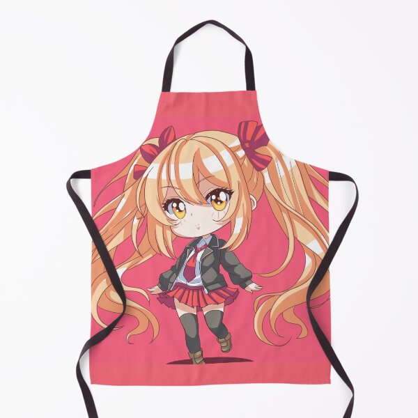 Item preview, Chibi Waifu – Cute Anime Girl with Twin Ponytails and Chill Vibe designed and sold by AirForceTuan.