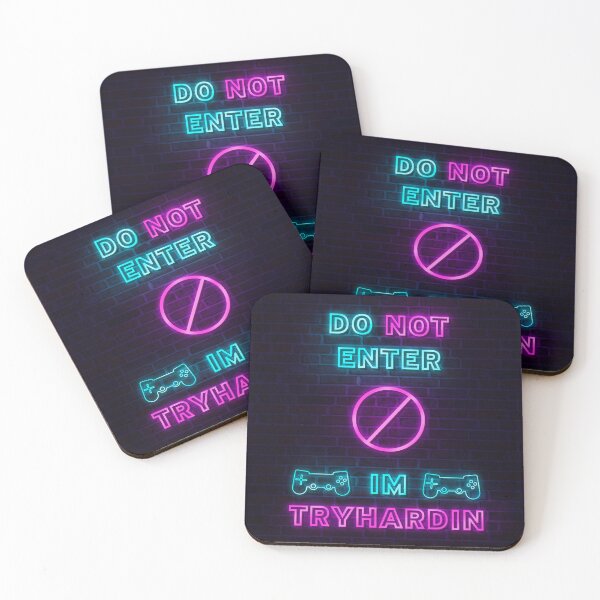 Item preview, Do Not Enter Neon Sign - Bold Statement Decor designed and sold by ApGraphicDesigns.