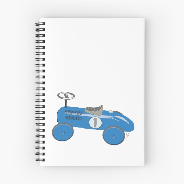 Artikelvorschau, Schylling Metall Speedster Rutschauto (blau) entworfen und verkauft von WordyDreams.