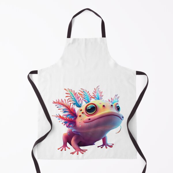 Item preview, Vibrant Axolotl Illustration – Colorful Amphibian Art designed and sold by SellingWSarah17.
