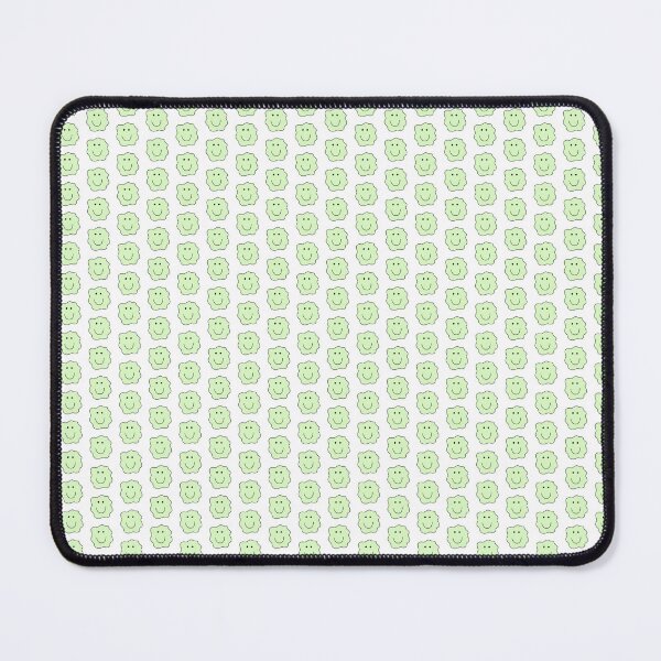 Item preview, squiggle smiley face (green) designed and sold by chickflickcomfort.