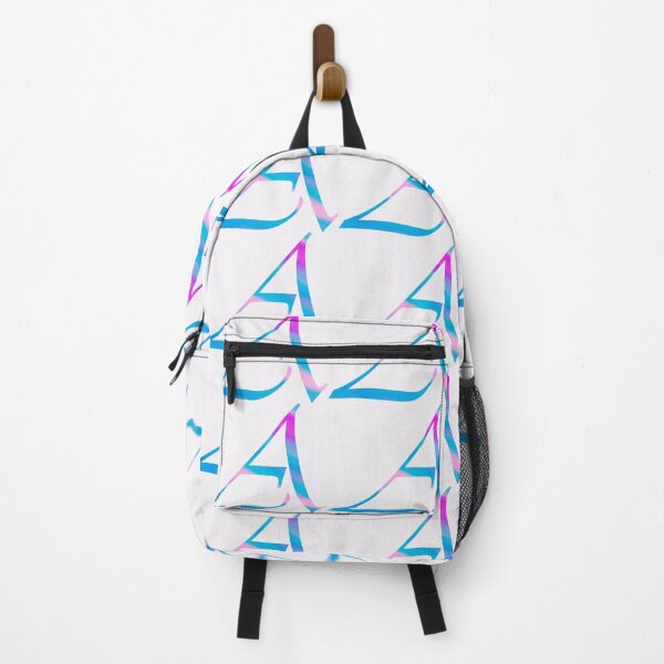 Item preview, Pink and Blue Sways - Monogram Alphabet Letter A designed and sold by WD-Artist.