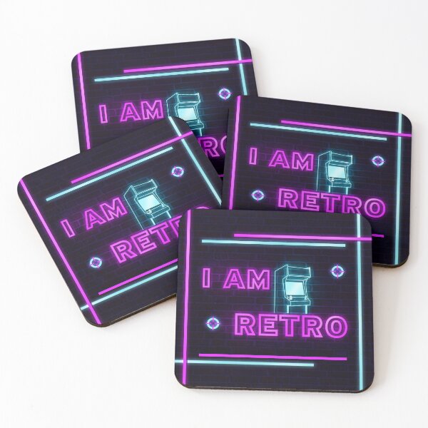 Item preview, I Am Retro Neon Sign - Vintage Gaming Decor designed and sold by ApGraphicDesigns.