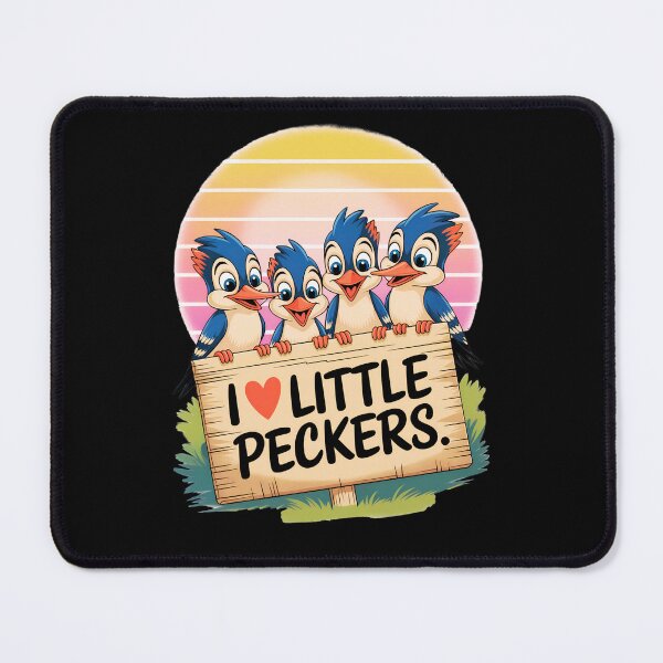 Item preview, I Love Little Peckers: Funny Bird Humor With Cute Cartoon Woodpeckers designed and sold by elynne9.