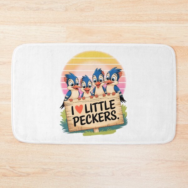 Item preview, I Love Little Peckers: Funny Bird Humor With Cute Cartoon Woodpeckers designed and sold by elynne9.